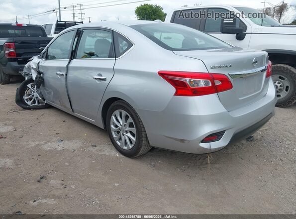 3N1AB7AP3KL616089 2019 NISSAN SENTRA White Trasero izquierdo