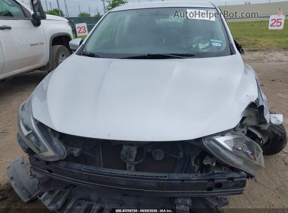 3N1AB7AP3KL616089 2019 NISSAN SENTRA White Vista del cuadro de instrumentos