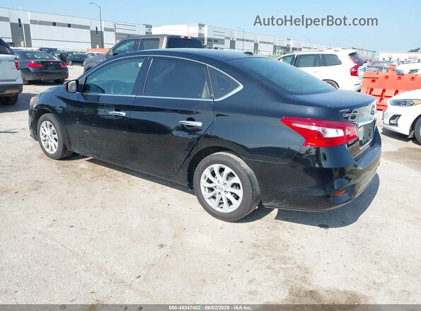 3N1AB7AP3KL625133 2019 NISSAN SENTRA Black Tył lewy