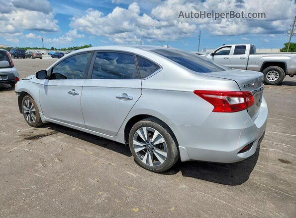 3N1AB7AP3KY215791 2019 NISSAN SENTRA Silver Задня ліва чверть