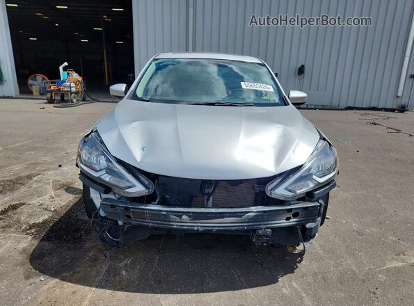 3N1AB7AP3KY215791 2019 NISSAN SENTRA Silver Вид спереду