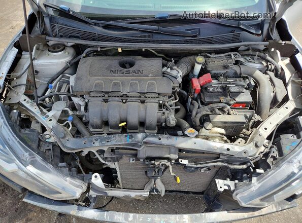 3N1AB7AP3KY215791 2019 NISSAN SENTRA Silver Вид задньої частини салону