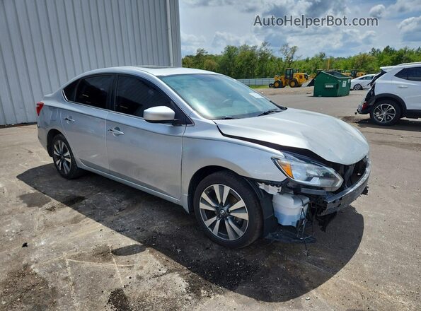 3N1AB7AP3KY215791 2019 NISSAN SENTRA Silver Передня права чверть