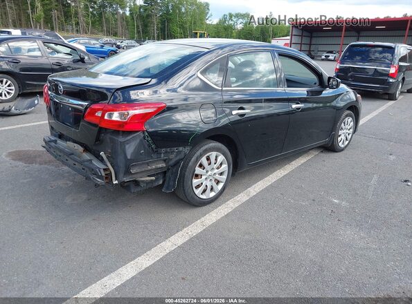 3N1AB7AP3KY221834 2019 NISSAN SENTRA Black Tył prawy