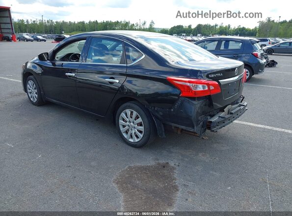 3N1AB7AP3KY221834 2019 NISSAN SENTRA Black Tył lewy