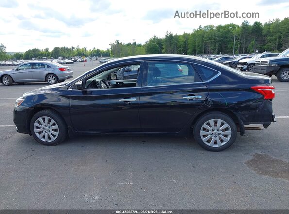 3N1AB7AP3KY221834 2019 NISSAN SENTRA Black Widok wnętrza 360 stopni