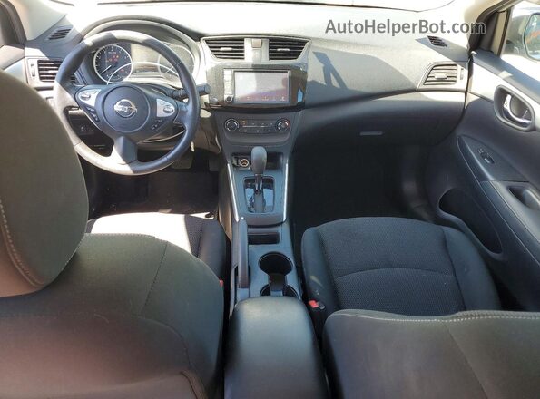 3N1AB7AP3KY228301 2019 NISSAN SENTRA Silver Widok deski rozdzielczej