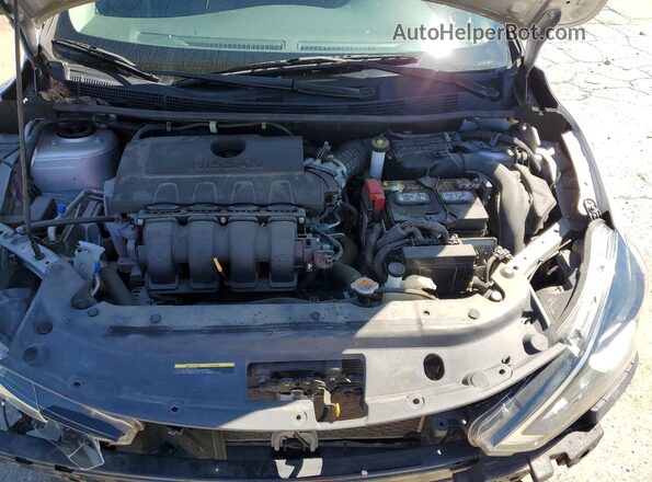3N1AB7AP3KY228301 2019 NISSAN SENTRA Silver Widok wnętrza z tyłu
