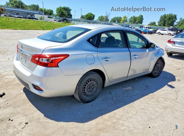 3N1AB7AP3KY228301 2019 NISSAN SENTRA Silver Tył prawy