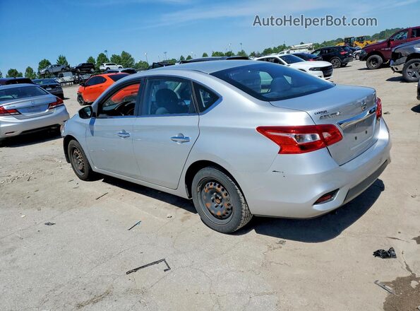 3N1AB7AP3KY228301 2019 NISSAN SENTRA Silver Tył lewy