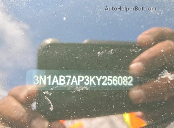 3N1AB7AP3KY256082 2019 NISSAN SENTRA Black Вид підкапотного простору
