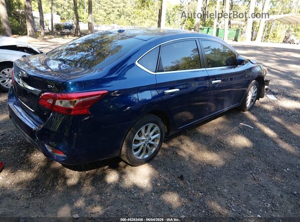 3N1AB7AP3KY266479 2019 NISSAN SENTRA Blue Trasero derecho