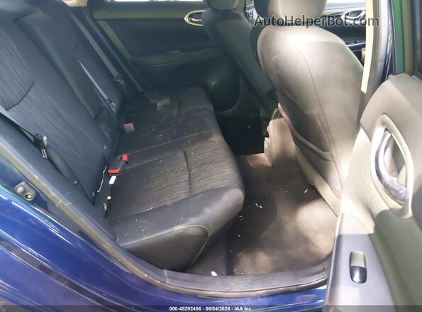 3N1AB7AP3KY266479 2019 NISSAN SENTRA Blue Vista de la etiqueta del VIN