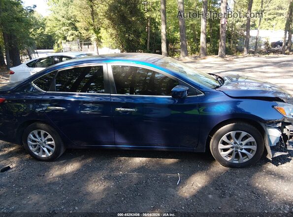 3N1AB7AP3KY266479 2019 NISSAN SENTRA Blue Vista interior de 360 grados