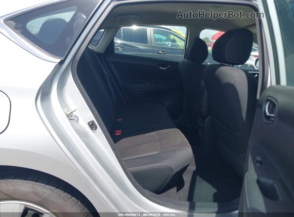 3N1AB7AP3KY270659 2019 NISSAN SENTRA Silver Widok naklejki z numerem VIN