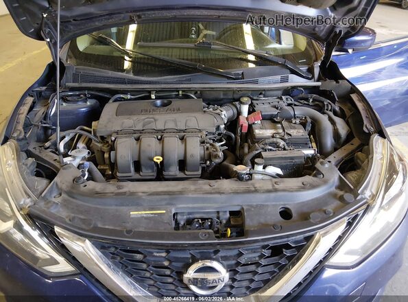 3N1AB7AP3KY273352 2019 NISSAN SENTRA Синий Вид сзади