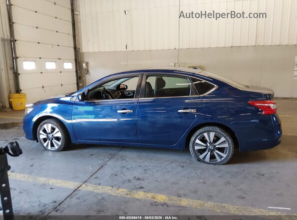3N1AB7AP3KY273352 2019 NISSAN SENTRA Синий Панорамный вид салона 360°