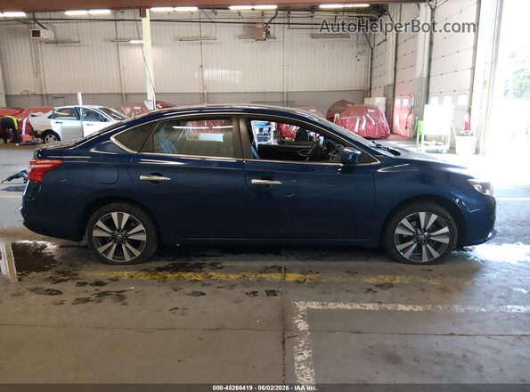 3N1AB7AP3KY273352 2019 NISSAN SENTRA Синий Вид задней части салона
