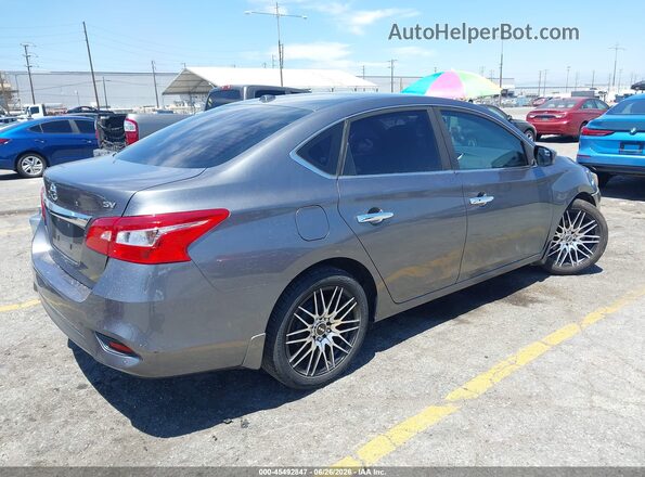 3N1AB7AP3KY294671 2019 NISSAN SENTRA Gray Задня права чверть