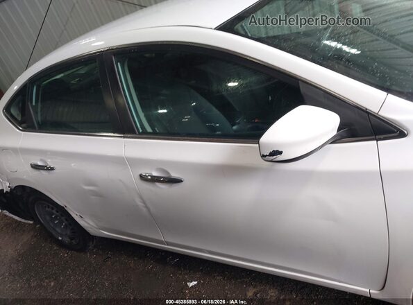 3N1AB7AP3KY309654 2019 NISSAN SENTRA Белый Вид задней части салона