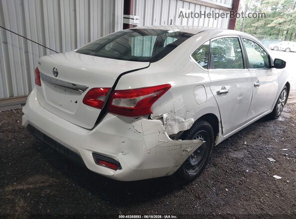 3N1AB7AP3KY309654 2019 NISSAN SENTRA Белый Вид спереди