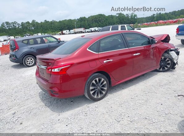 3N1AB7AP3KY313672 2019 NISSAN SENTRA Red უკანა მარჯვენა