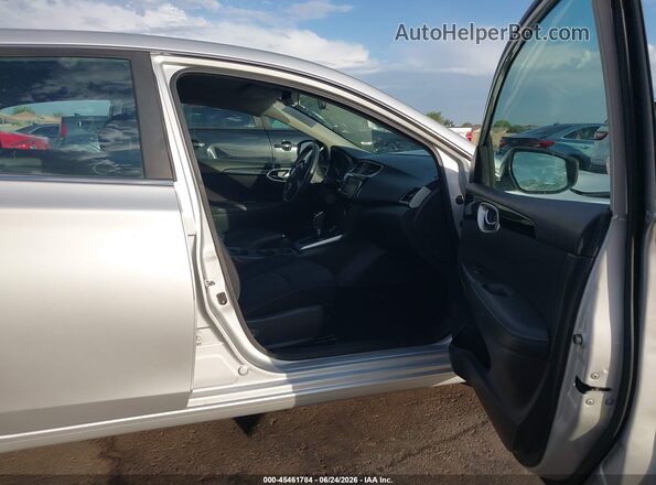 3N1AB7AP3KY313932 2019 NISSAN SENTRA Silver წინა სალონის ხედი