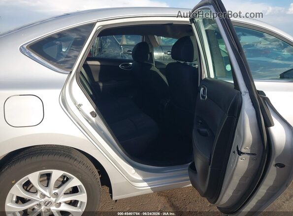 3N1AB7AP3KY313932 2019 NISSAN SENTRA Silver VIN კოდის სტიკერის ხედი