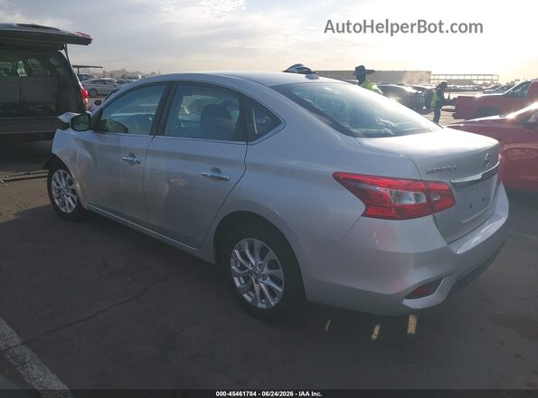 3N1AB7AP3KY313932 2019 NISSAN SENTRA Silver უკანა მარცხენა
