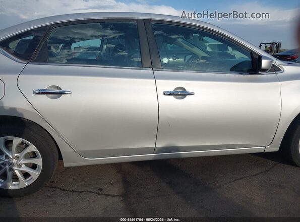 3N1AB7AP3KY313932 2019 NISSAN SENTRA Silver ხელსაწყოთა პანელის ხედი