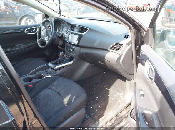 3N1AB7AP3KY314109 2019 NISSAN SENTRA Black Front interior view