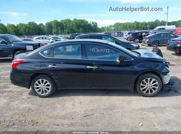 3N1AB7AP3KY314109 2019 NISSAN SENTRA Black Rear interior view