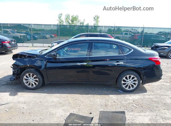 3N1AB7AP3KY314109 2019 NISSAN SENTRA Black 360 interior view