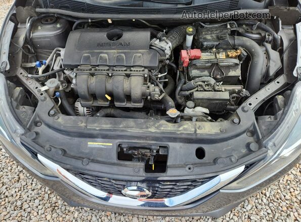3N1AB7AP3KY319598 2019 NISSAN SENTRA Gray უკანა სალონის ხედი