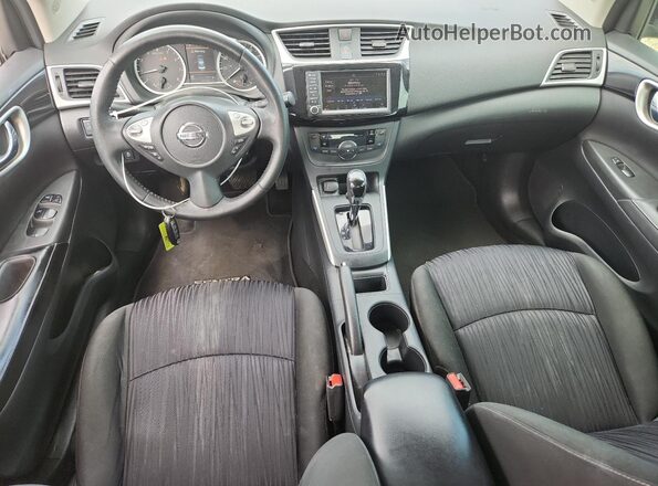 3N1AB7AP3KY319598 2019 NISSAN SENTRA Gray წინა პანელის ხედი
