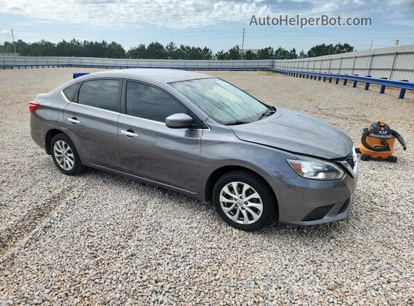 3N1AB7AP3KY319598 2019 NISSAN SENTRA Gray წინა მარჯვენა