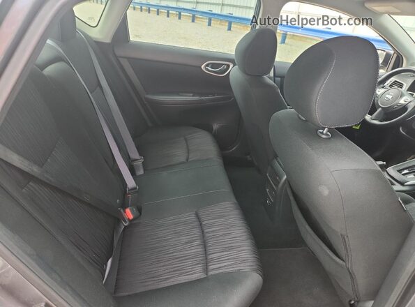 3N1AB7AP3KY319598 2019 NISSAN SENTRA Gray უკანა სავარძლების ხედი