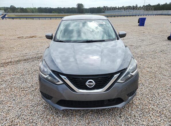 3N1AB7AP3KY319598 2019 NISSAN SENTRA Gray წინა ხედი