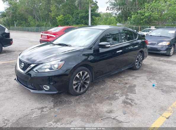 3N1AB7AP3KY323022 2019 NISSAN SENTRA Black Vista tres cuartos delantera izquierda