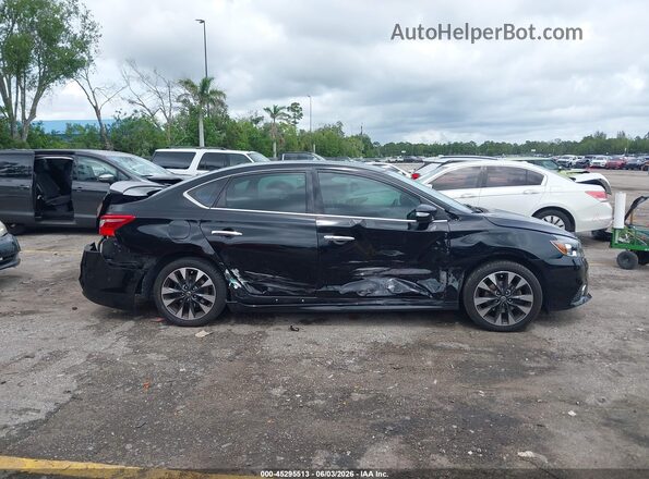 3N1AB7AP3KY323022 2019 NISSAN SENTRA Black Vista interior trasera