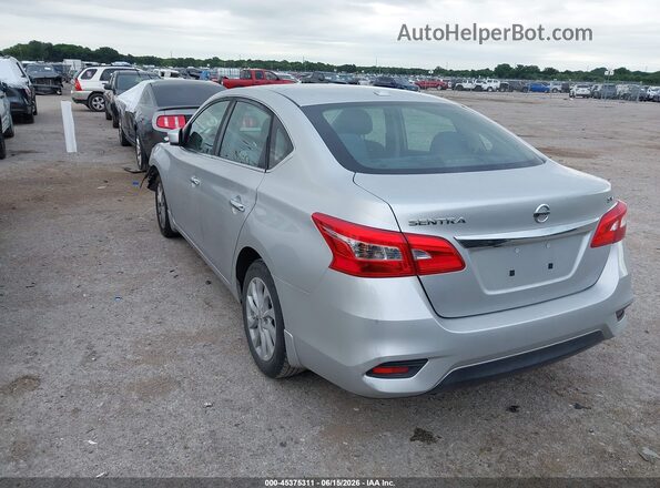 3N1AB7AP3KY326325 2019 NISSAN SENTRA Silver Հետևի ձախ
