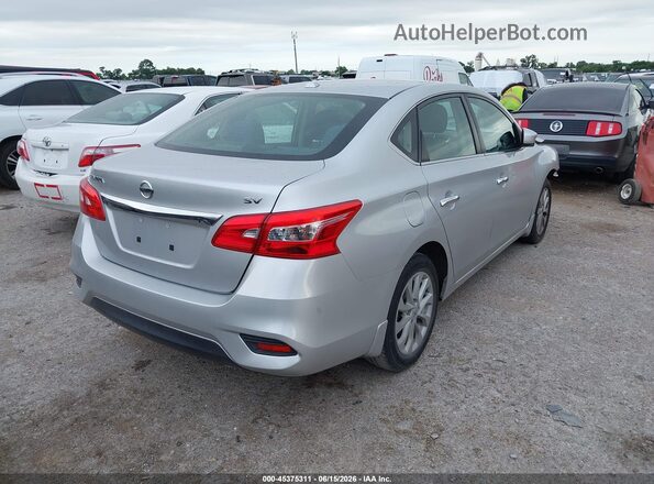 3N1AB7AP3KY326325 2019 NISSAN SENTRA Silver Հետևի աջ