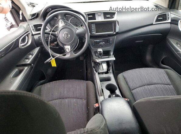 3N1AB7AP3KY346929 2019 NISSAN SENTRA Blue Vista del salpicadero