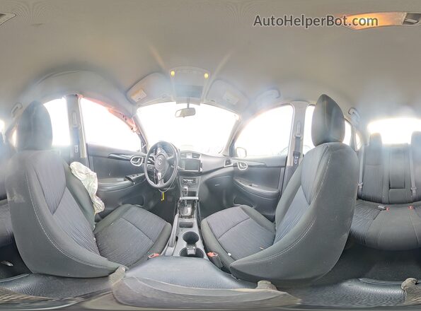 3N1AB7AP3KY346929 2019 NISSAN SENTRA Blue Vista interior de 360 grados