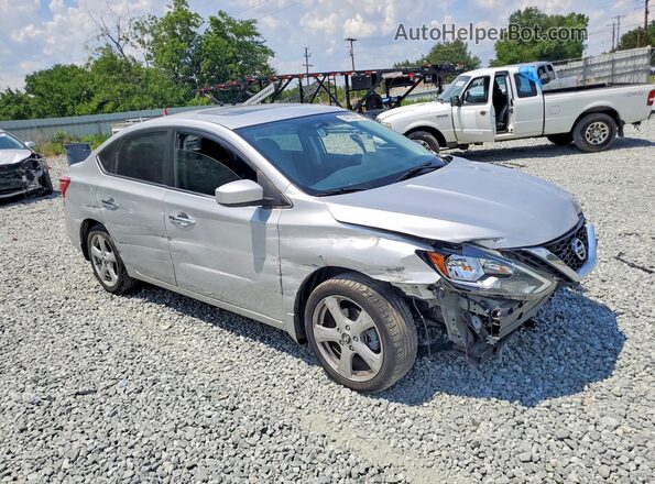 3N1AB7AP3KY357378 2019 NISSAN SENTRA Gray Front right