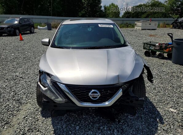 3N1AB7AP3KY357378 2019 NISSAN SENTRA Gray Front view