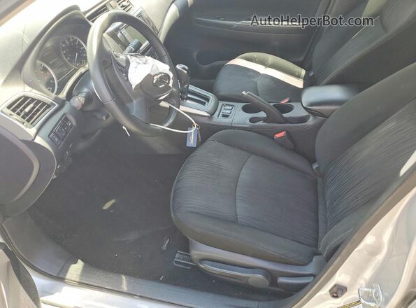 3N1AB7AP3KY357378 2019 NISSAN SENTRA Gray Front interior view