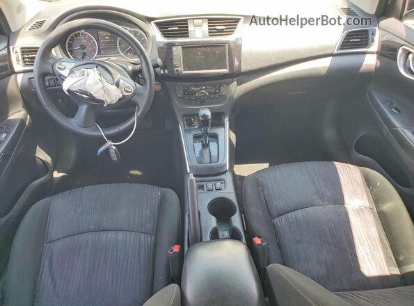 3N1AB7AP3KY357378 2019 NISSAN SENTRA Gray Dashboard view