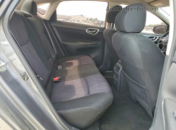 3N1AB7AP3KY357607 2019 NISSAN SENTRA Gray უკანა სავარძლების ხედი