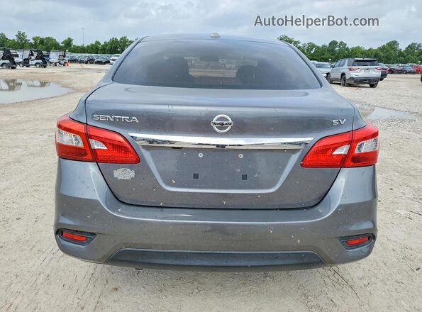 3N1AB7AP3KY357607 2019 NISSAN SENTRA Gray უკანა ხედი
